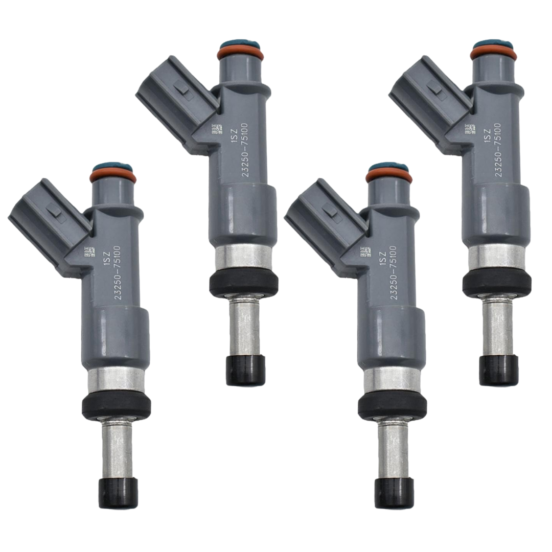 Jogo Com 4 Bicos Injetor Toyota Hilux 2.7 16V Gasolina, 23250-75100, Multiponto 4 Furos Denso - Bravos Peças