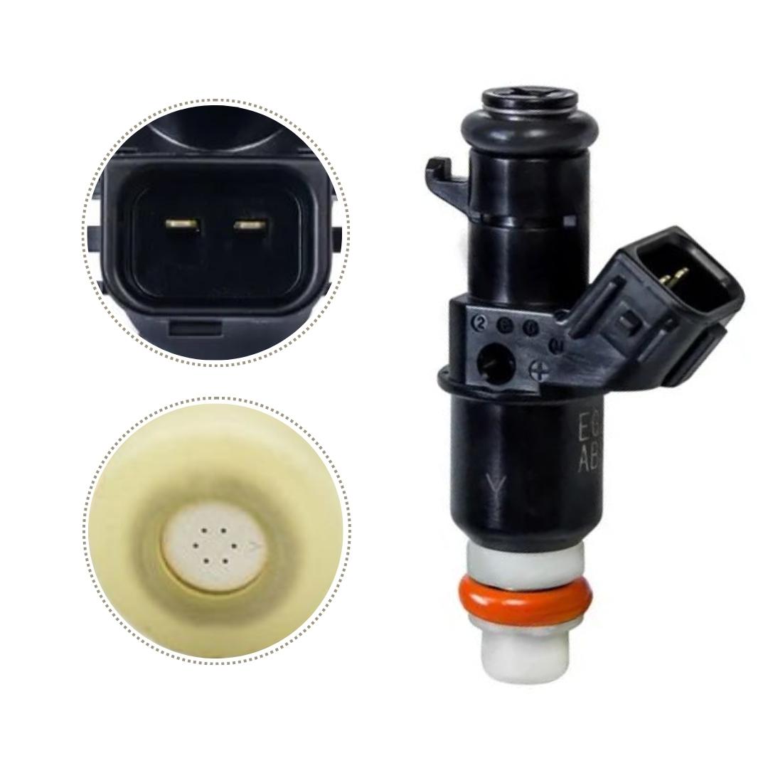 Bico Injetor Remanufaturado Honda 6 Furos Circular - Fit / Civic - Bravos Peças