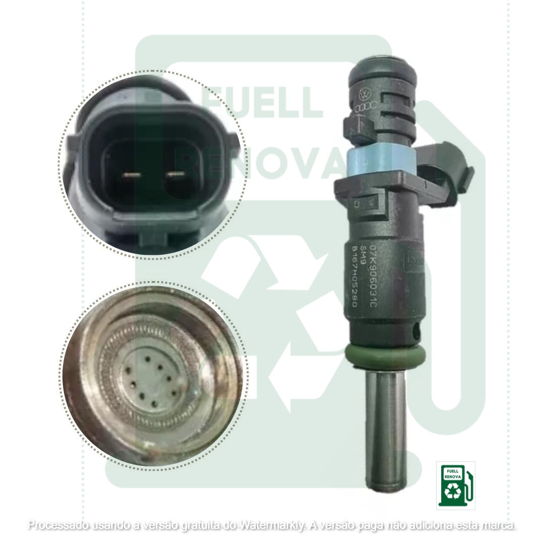 Bico Injetor Remanufaturado Vw Jetta 2.5 20V De 170 Cv Gas. 0510/07K906031C/ - Bravos Peças