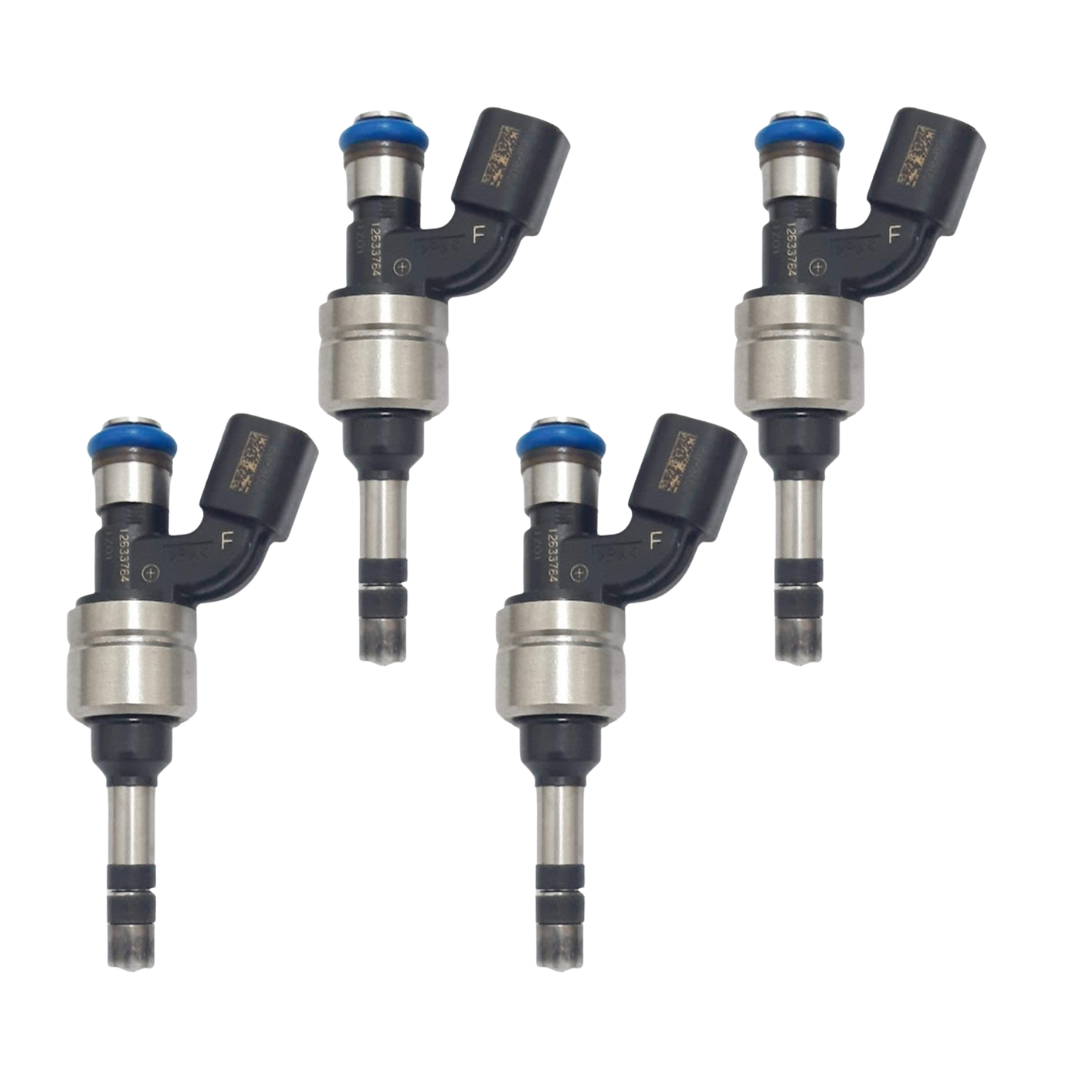 Jogo Com 4 Bicos Injetor GDI 12633784 Chevrolet Malibu Equinox Captiva 2.4 16V SIDI (Conector Pra Cima) - Bravos Peças