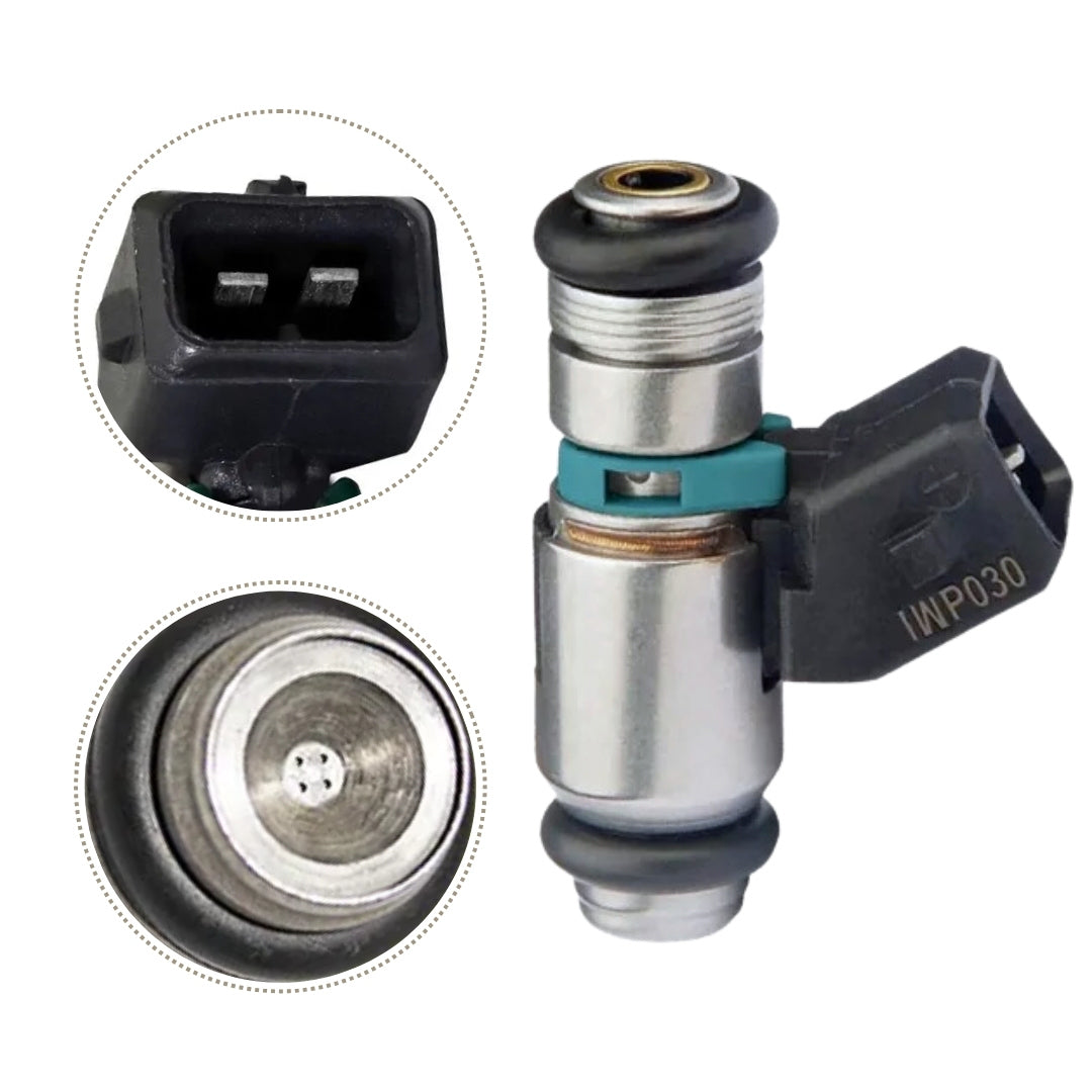 Bico Injetor Mitsubishi Pajero Tr4 2.0 16V Flex, IWP030, Magneti Marelli, Bico Injetor 4 Furos Paralelo - Bravos Peças