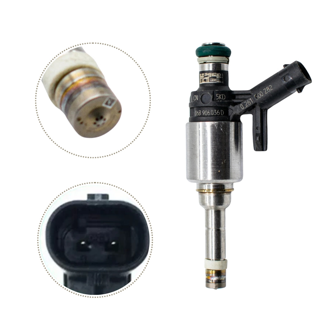 Bico Injetor GDI 06B906036D Volkswagen / Audi 2.0 TFSI – Passat, Jetta, A4 – Bosch Alta Pressão - Bravos Peças