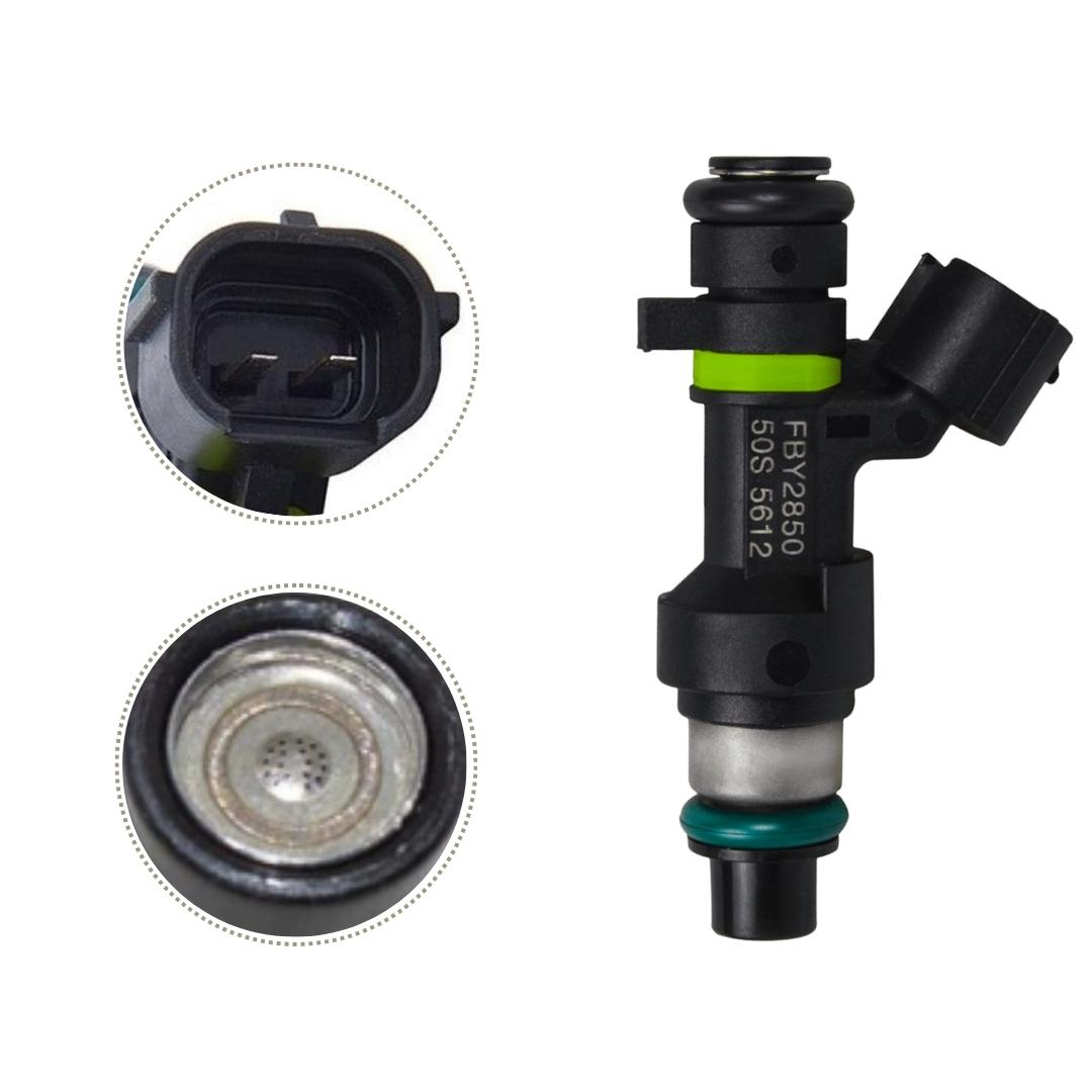 Bico Injetor Nissan 1.8/2.0 Flex FBY2850 Fluence Livina Sentra Tiida Versa X-Trail 18 Furos - Bravos Peças