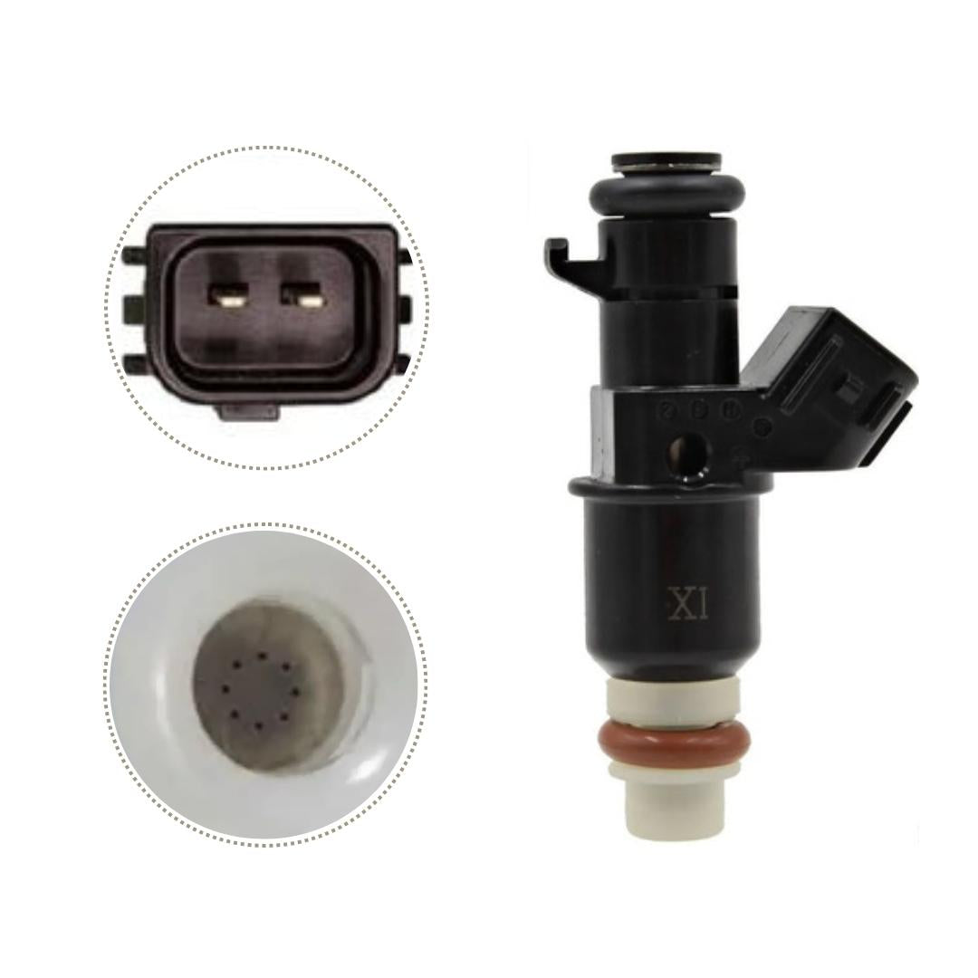 KIT 4 PECAS Bico Injetor Honda Civic 1.8 16V Flex, 16450-RNA-A01, 8Furos CI - Bravos Peças