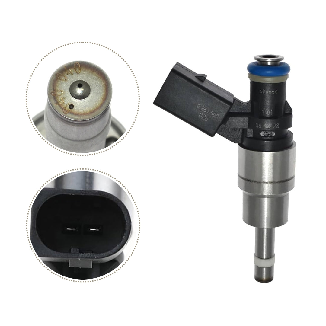 Jogo Com 4 Bicos Injetor, Bosch 06H906036E, Passat 2.0 TSI, Audi Q5, Injeção Direta - Bravos Peças