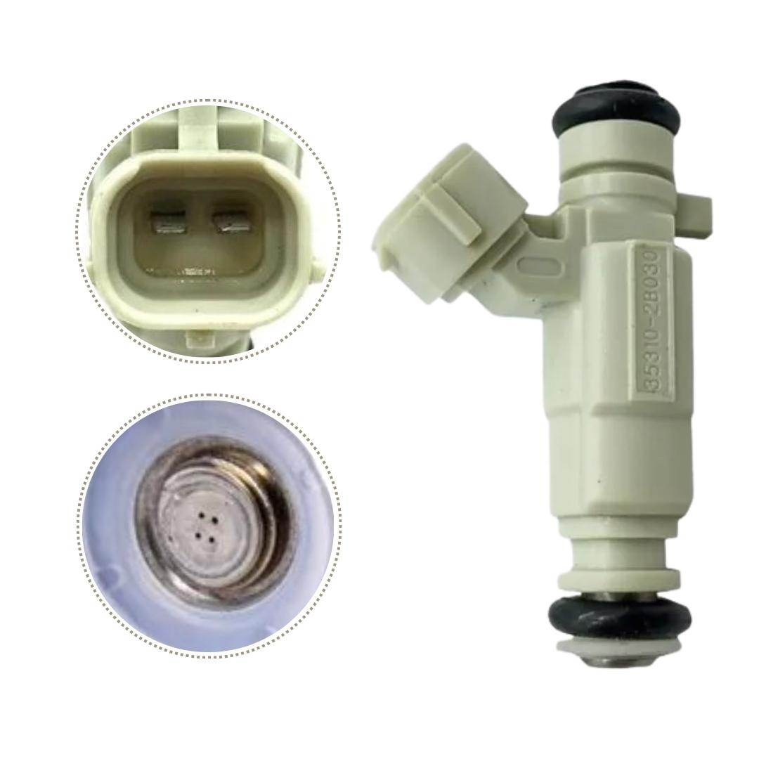 Bico Injetor Remanufaturado Hyundai Kia 35310-2B030 HB20 Cerato Soul 1.6 16V Flex - Bravos Peças