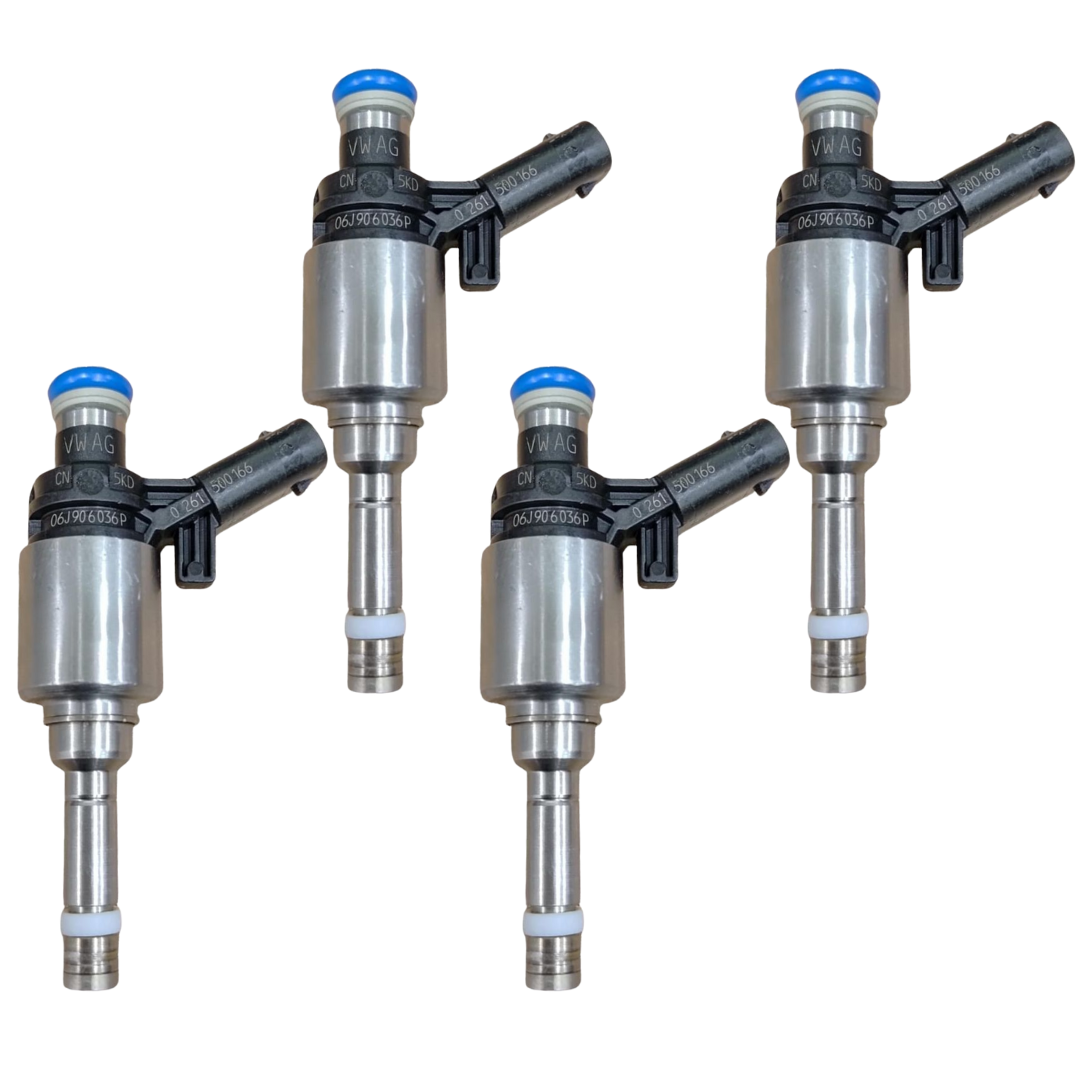 Jogo Com 4 Bicos Injetor GDI 06J906036P Volkswagen / Audi – 2.0 TSI EA888 Gen2 – Bosch Alta Pressão - Bravos Peças