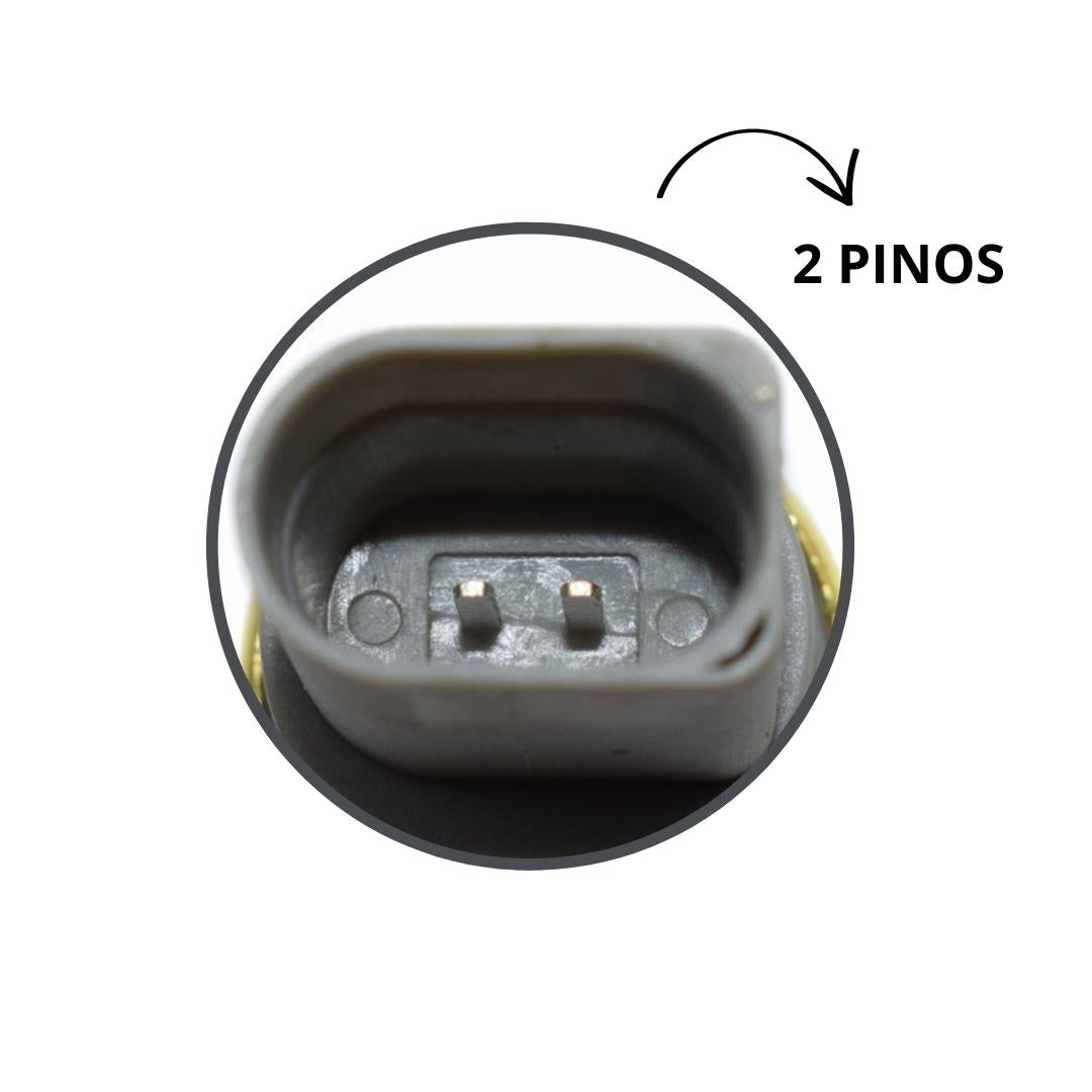 sensor temperatura água vw audi 06a919501a 2 pinos cinza - Bravos Peças