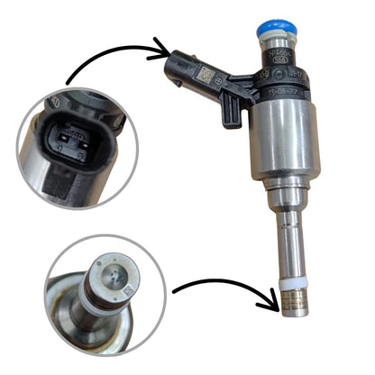 Jogo Com 4 Bicos Injetor GDI 06J906036P Volkswagen / Audi – 2.0 TSI EA888 Gen2 – Bosch Alta Pressão - Bravos Peças