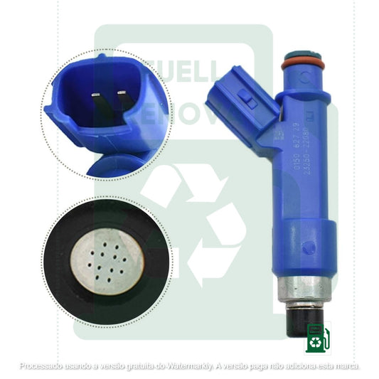 Bico Injetor Remanufaturado Toyota Corolla 1.8 16V Flex/ 23250-22080 / 842-12324 / 23250-0D050 - Bravos Peças