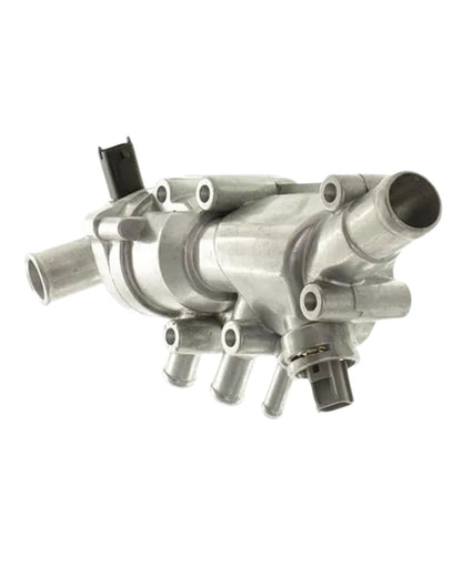 Carcaça da Válvula Termostática Ford Ecosport Fiesta Ka 1.6 Flex Zetec Rocam 2005 A 2012-5S6G-8A586-AB - Bravos Peças