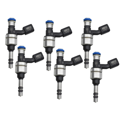 Jogo Com 6 Bicos Injetor GDI 12629927 Chevrolet Captiva 3.0 V6 e Camaro 3.6 V6 SIDI -Conector Para O Meio - Bravos Peças