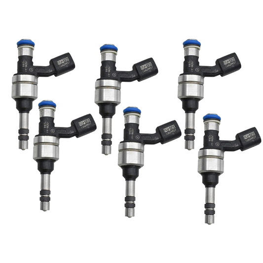 Jogo Com 6 Bicos Injetor GDI 12629927 Chevrolet Captiva 3.0 V6 e Camaro 3.6 V6 SIDI -Conector Para O Meio - Bravos Peças