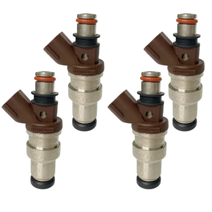 Jogo 4 Bicos Injetor Hilux 2.7 97 a 05 / Land Cruiser 2.7 99 a 02, 23250-75050, Multiponto 4 Furos Denso - Bravos Peças