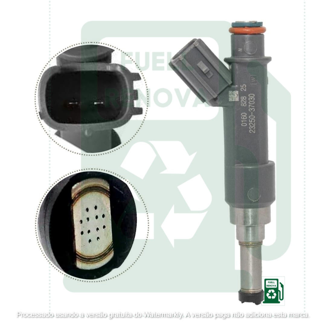 Bico Injetor Remanufaturado Toyota Corolla 2.0 16V Flex/ 23250-37030 / 23250-37030N - Bravos Peças