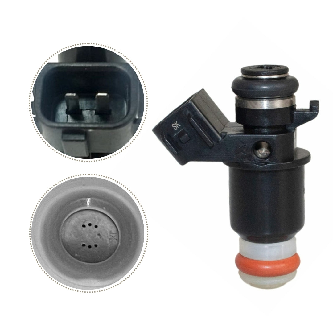 Bico Injetor Honda, Fit / City 1.5 16V Flex, 16450-PWA-003, 6 Furos com 3 de Cada Lado, Peça Alternativa - Bravos Peças